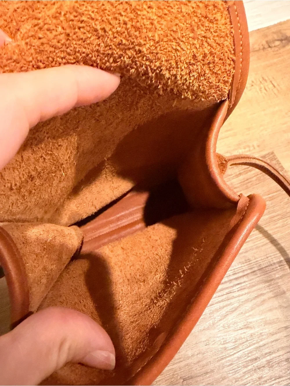 Vintage Coach Scooter Crossbody Bag Brown